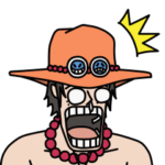 ONE PIECE びっくり顔（カラー ver.）