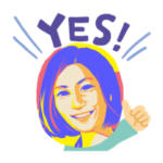 やっちゃん2022のスタンプ