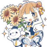 雪国あにまる女子×マリン 夏スタンプ