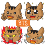 BTS emojeecatdy e