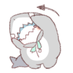 サメ！着ぐるみ動物☆省スペース⑨