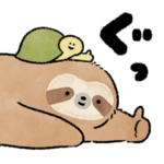 ナマケモノとカメ