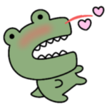 シュールなミニわに