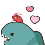 うつぼちゃんとこえびちゃん