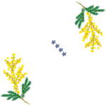★北欧風ボタニカル★１０文字まで入力可能