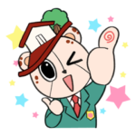 ユタカとココ郎のスタンプ 仕事編