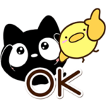 クロネコすたんぷ×まるピヨ