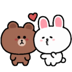 ◯ブラウンとコニーのかわいいスタンプ◯9