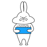 具合が悪いうさ山田