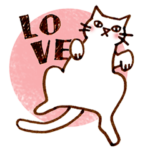 白ネコちゃんの気持ちと挨拶！