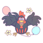 軍鶏の鳥和歌丸スタンプB