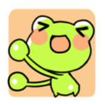なんか使えそうなカエルさんの動くスタンプ