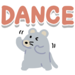 はいいろネズミ（でか文字）