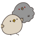 小さい鳥の敬語スタンプ