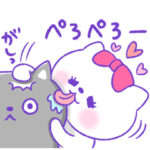 ラブラブ毛づくろいねこ.