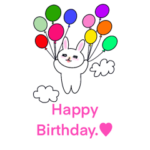 お誕生日お祝いBigスタンプ