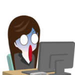 怠け者でドジな働く可愛い女性のOL生活