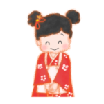 おだんご頭の女の子、時々土佐犬ぶんたん