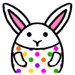 たまごなウサギのイースターバニー