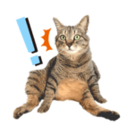 茶白とキジ猫のかわいい敬語スタンプ40個