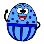 イースターエッグのイースター君と仲間たち