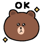 ◯ブラウンとコニーのかわいいスタンプ◯