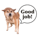 Good job! 柴犬ズ
