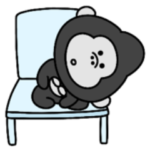 シュールなミニゴリラ