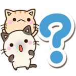 ５匹のちび猫★でか文字