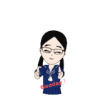 メガネ女子学生