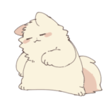 動く！ふわっふわの犬スタンプ