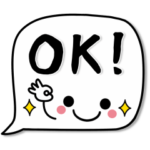 シンプル吹き出し♥よく使う言葉