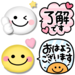 スマイル敬語♡カラフル吹き出し