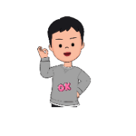 爽やか学生スタンプ