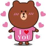 動く！だいすき♡ブラウン