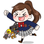 大げさ女子高校生・ゆうこ