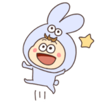 かわいいうさぎのこ
