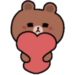 ハートいっぱい♡ブラウンとコニー