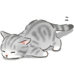 やる気が出ない☆猫たちのスタンプ