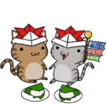 アメショーにゃんこ達の可愛い春のイベント