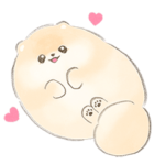 動く！ぽぽちのふわふわスタンプ