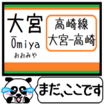 高崎線 駅名 今まだこの駅です！