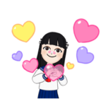 学生服のスタンプ