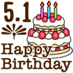 動く☆5月1日〜16日のお誕生日お祝い
