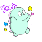 恐竜スタンプ　英語バージョン