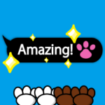 動く！！動物の手の吹き出し３