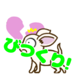 一年中使えるわんこのエフェクトスタンプ