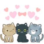 動く！3びきのねこ♪文字なしセレクト