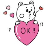 ラクガキ調☆くまカップル2