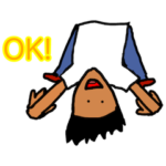 髪の毛ツンツン男の子